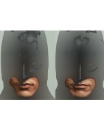 Jaxon Xu's 1/6 Scale Masked head sculpt with 2 exchangable mouth plate